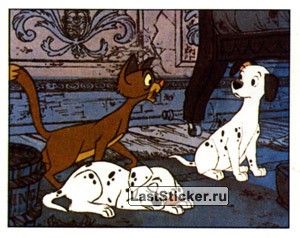 «101 далматинец», Panini, 1995: наклейка №101
