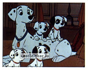 «101 далматинец», Panini, 1995: наклейка №59